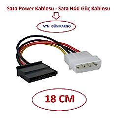 Sata Power Kablosu Sata Hdd Güç Kablosu (18 CM)