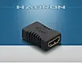 Hadron HDX1263 HDMI (F) - HDMI (F) Ek Adaptörü - Siyah