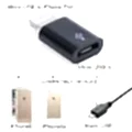 Micro Usb Android Çevirici Lightning Apple iPhone iPad Dönüştürücü Uç Siyah