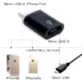 Mikro Usb Android Samsung to iPhone 5 5s 6 6s 7 8plus 8 Pin Çevirici Dönüştürücü Aparat
