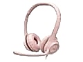 LOGITECH H390 MIKROFONLU PEMBE KULAKLIK 981-001281