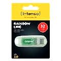 32GB USB2.0 3502480 Rainbow Line INTENSO
