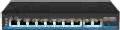 8 Port Ethernet PoE Switch, 10 Port (8+2) - 8 PoE Port + 2 Gibabit Metal kasa