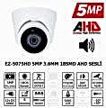 EZCOOL EZ-5075HD 5MP 3.6MM 18SMD AHD SESLİ DOME