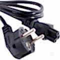 Notebook Laptop Ac Adaptörler İçin 3 Çıkışlı Topraklı Power Kablosu