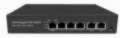 Entegron 4 Port Ethernet PoE Switch, 6 Port (4+2) - 4 PoE Ports + 2 Uplink METAL KASA SWITCH